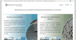 Desktop Screenshot of deschamps.fr