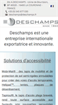 Mobile Screenshot of deschamps.fr
